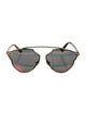 Christian Dior Aviator Mirrored Sunglasses