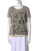Christian Dior Linen Striped T-Shirt