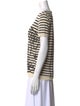 Christian Dior Linen Striped T-Shirt