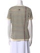 Christian Dior Linen Striped T-Shirt