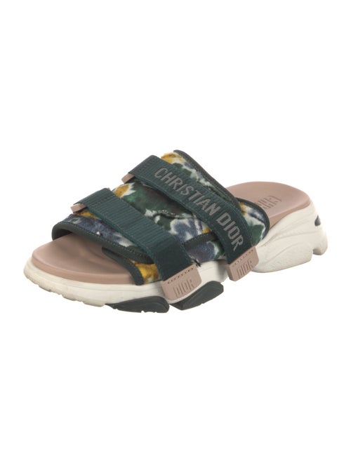 Christian Dior D-Wander Embroidered Accent Slides