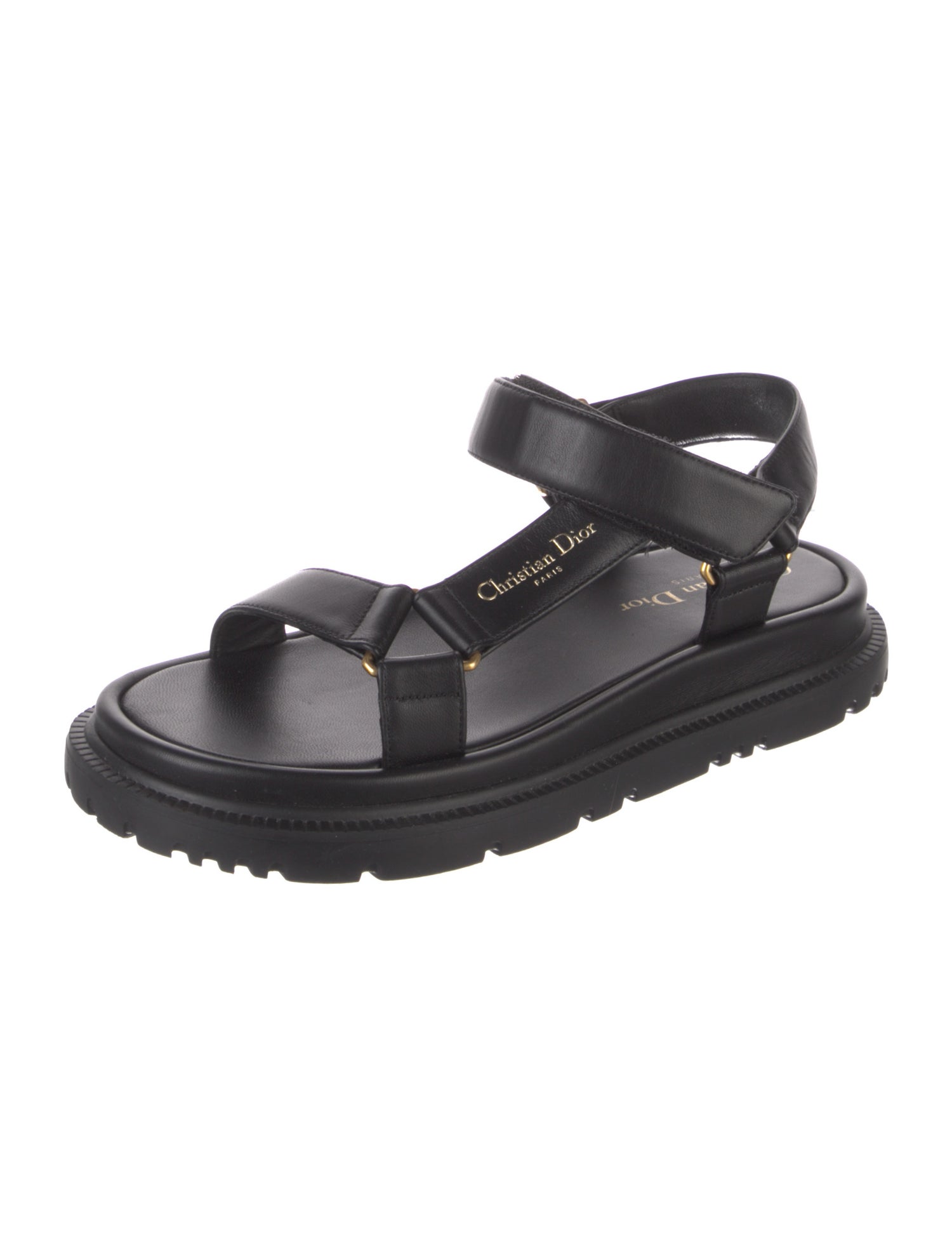 Christian Dior Leather Slingback Sandals