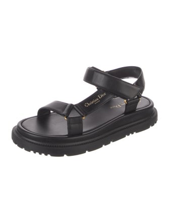 Christian Dior Leather Slingback Sandals