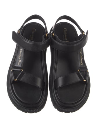 Christian Dior Leather Slingback Sandals