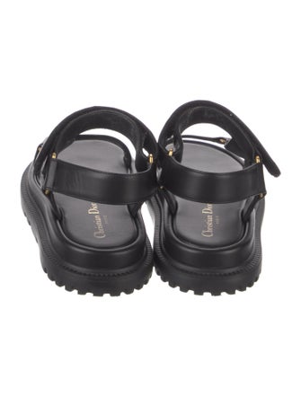 Christian Dior Leather Slingback Sandals