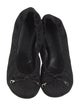 Christian Dior Diorissimo Pattern Bow Accents Ballet Flats