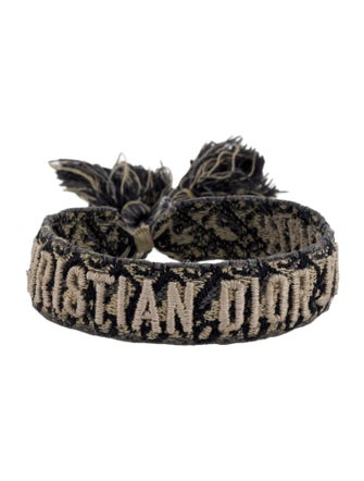 Christian Dior Cotton Thread Woven J'Adior Friendship Bangle Bracelet