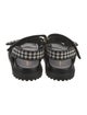 Christian Dior Houndstooth Print Slingback Sandals