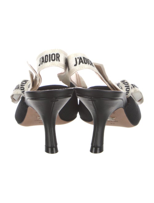 Christian Dior Mesh Printed Slingback Pumps