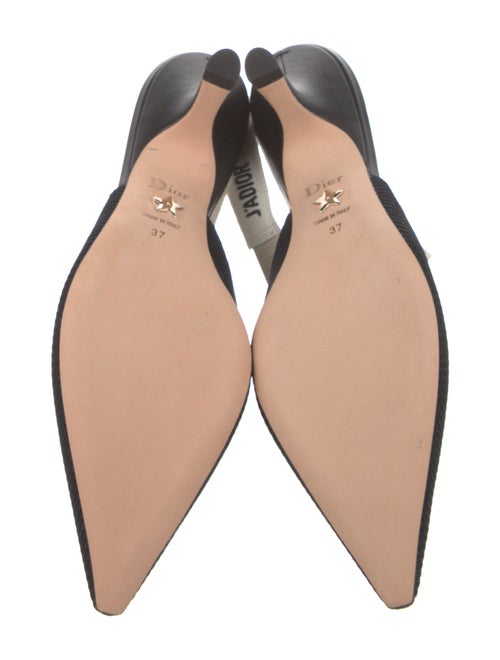 Christian Dior Mesh Printed Slingback Pumps