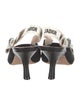 Christian Dior Mesh Printed Slingback Pumps