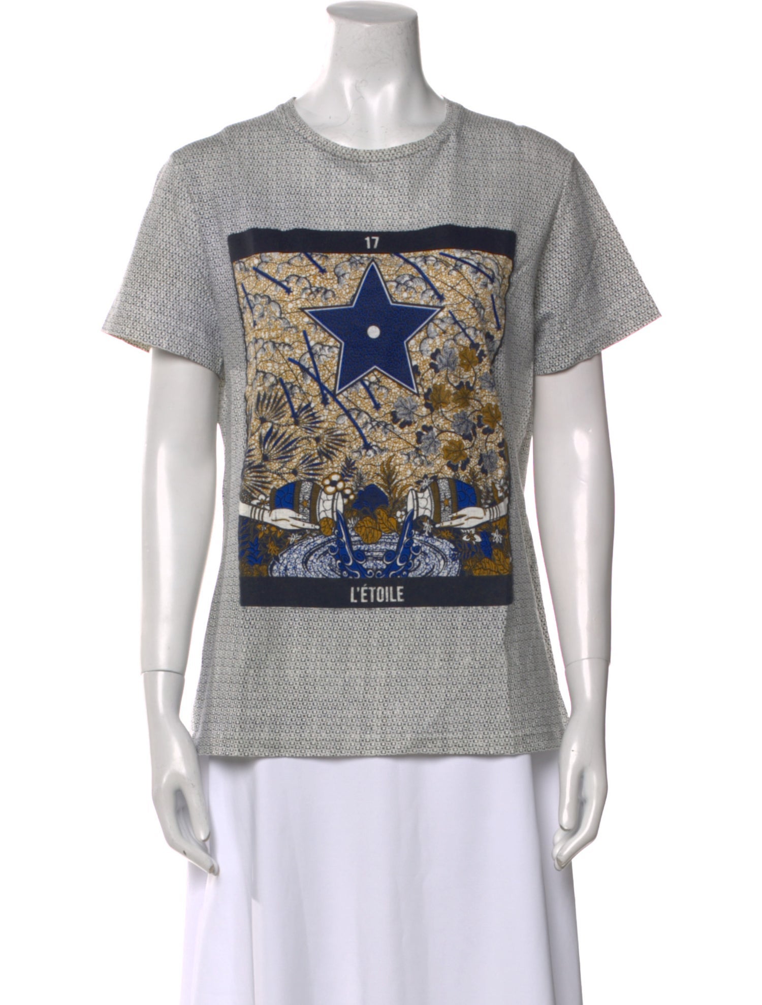 Christian Dior Graphic Print Crew Neck T-Shirt