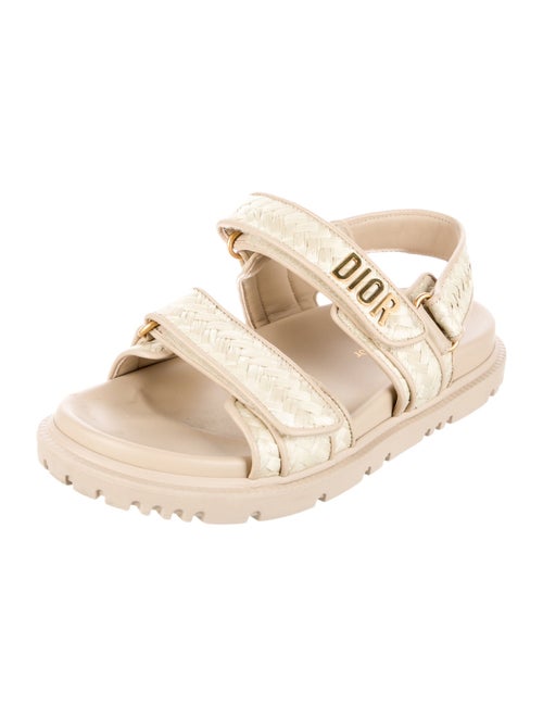 Christian Dior Straw Espadrilles