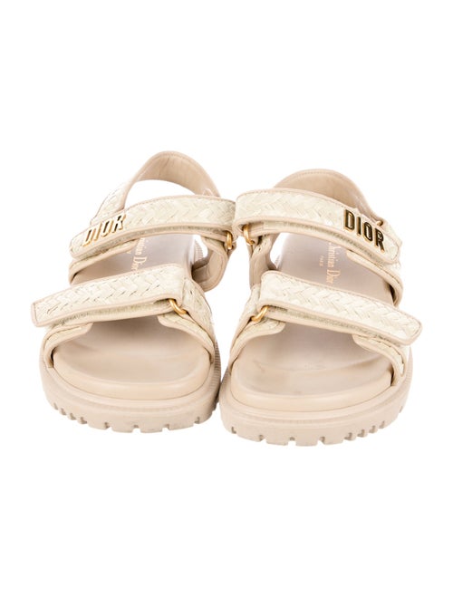 Christian Dior Straw Espadrilles