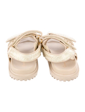 Christian Dior Straw Espadrilles