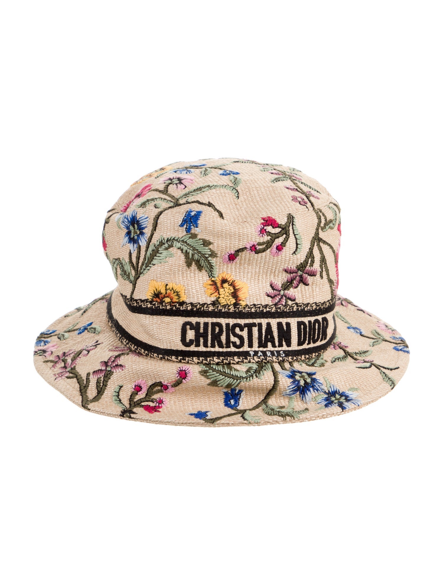 Christian Dior Embroidered Sunhat Size 58
