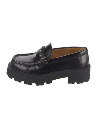 Christian Dior Leather Loafers