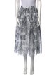 Christian Dior Printed Midi Length Skirt