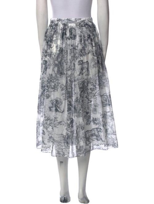 Christian Dior Printed Midi Length Skirt