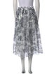 Christian Dior Printed Midi Length Skirt