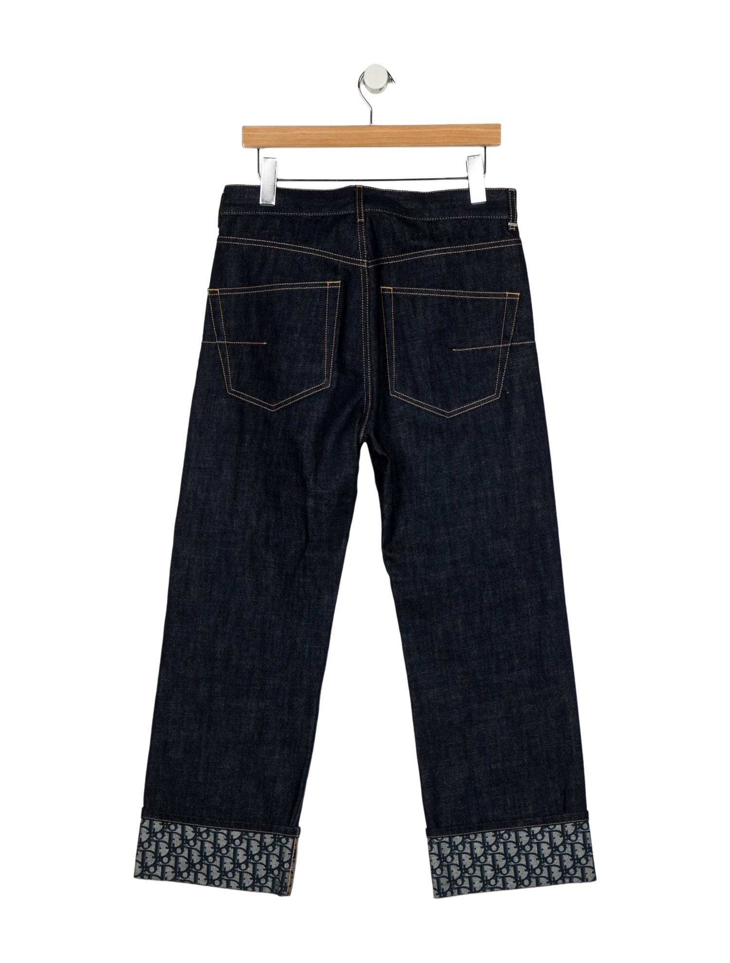 Christian Dior Mid-Rise Wide Leg Jeans