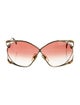 Christian Dior Oversize Gradient Sunglasses