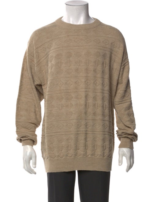 Christian Dior Oblique Jacquard Crew Neck Pullover