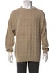 Christian Dior Oblique Jacquard Crew Neck Pullover