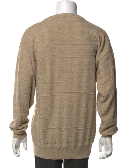 Christian Dior Oblique Jacquard Crew Neck Pullover