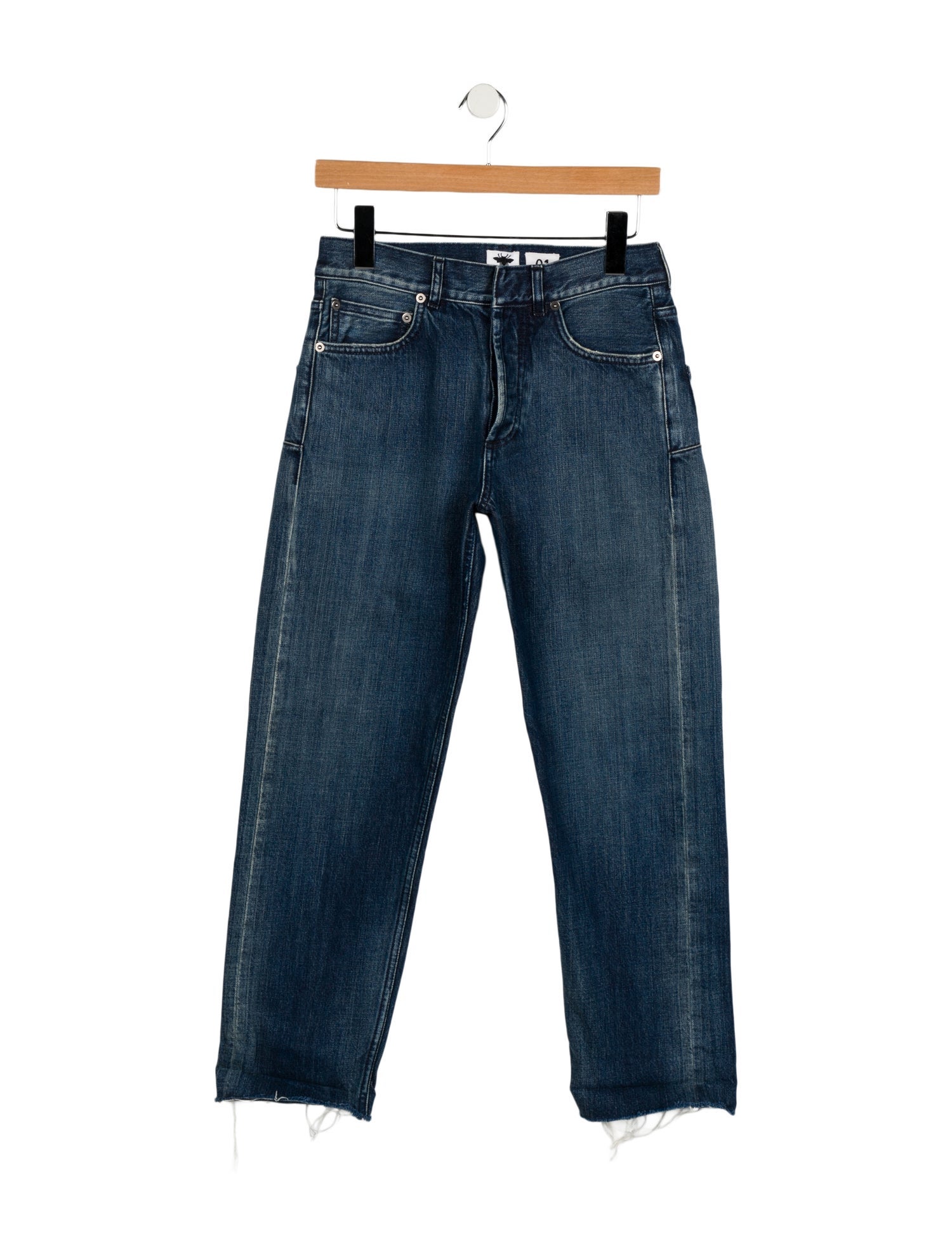 Christian Dior Mid-Rise Straight Leg Jeans