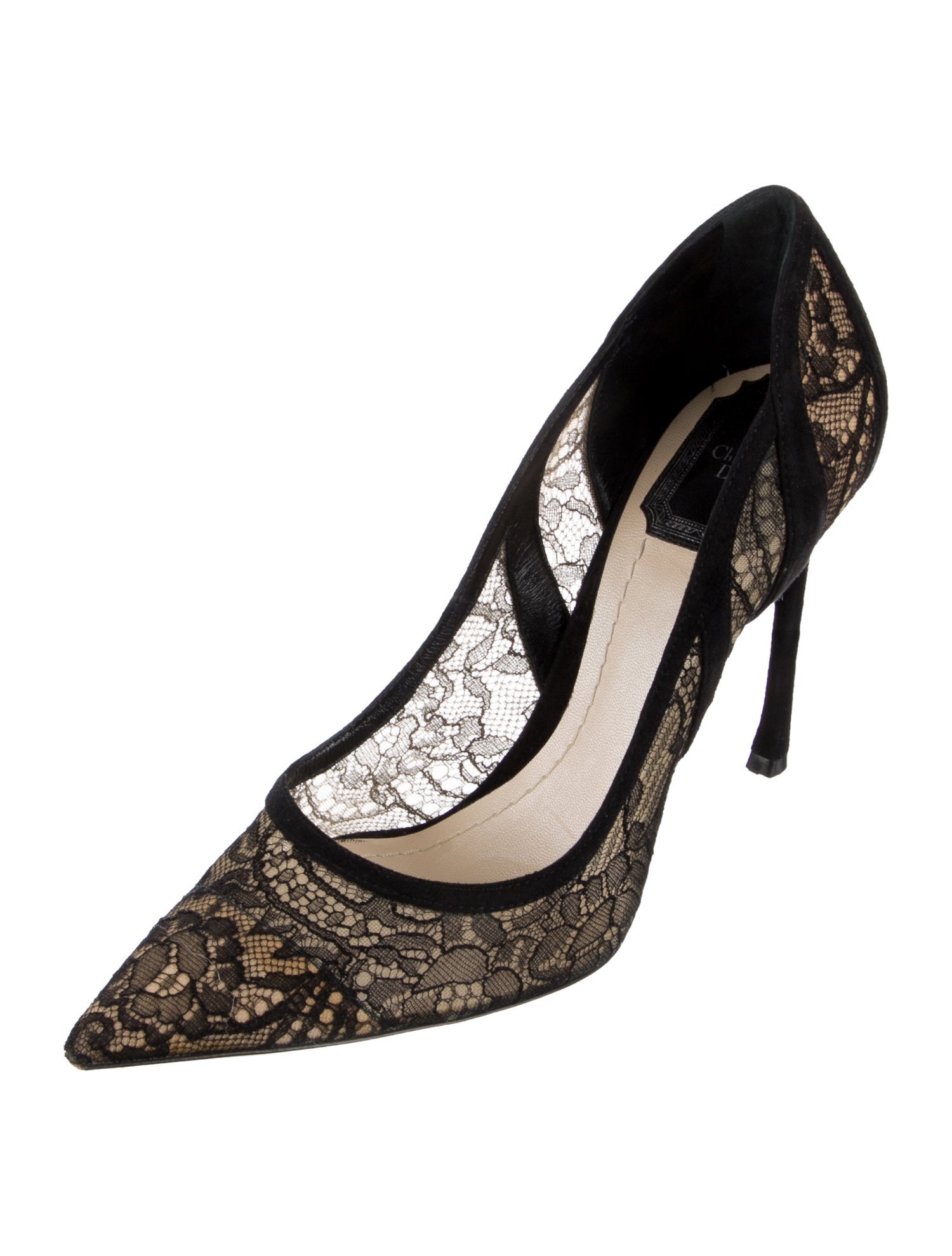 Christian Dior Lace Pumps