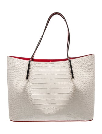 Christian Louboutin Embossed Leather Cabarock