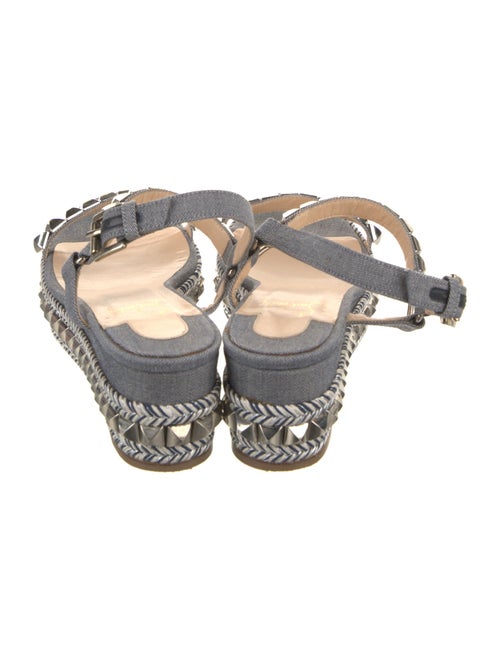 Christian Dior Canvas Studded Accents Espadrilles
