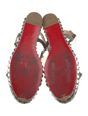 Christian Dior Canvas Studded Accents Espadrilles