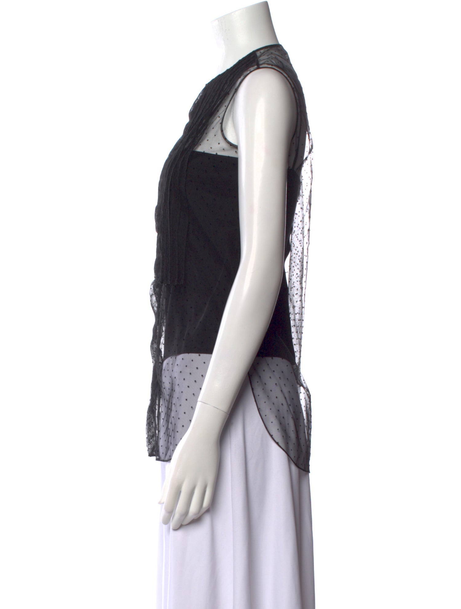 Christian Dior 2017 Silk Button-Up Top