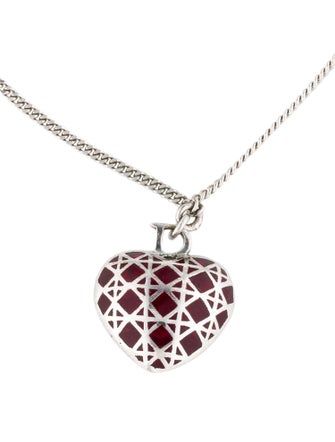 Christian Dior Enamel Heart Charm Bracelet