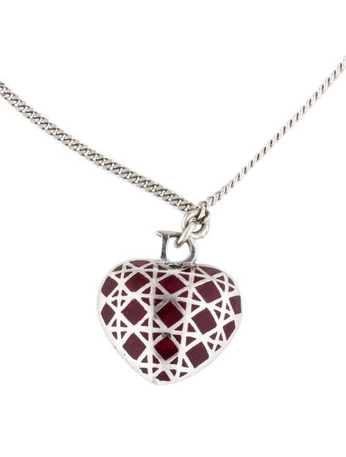 Christian Dior Enamel Heart Charm Bracelet