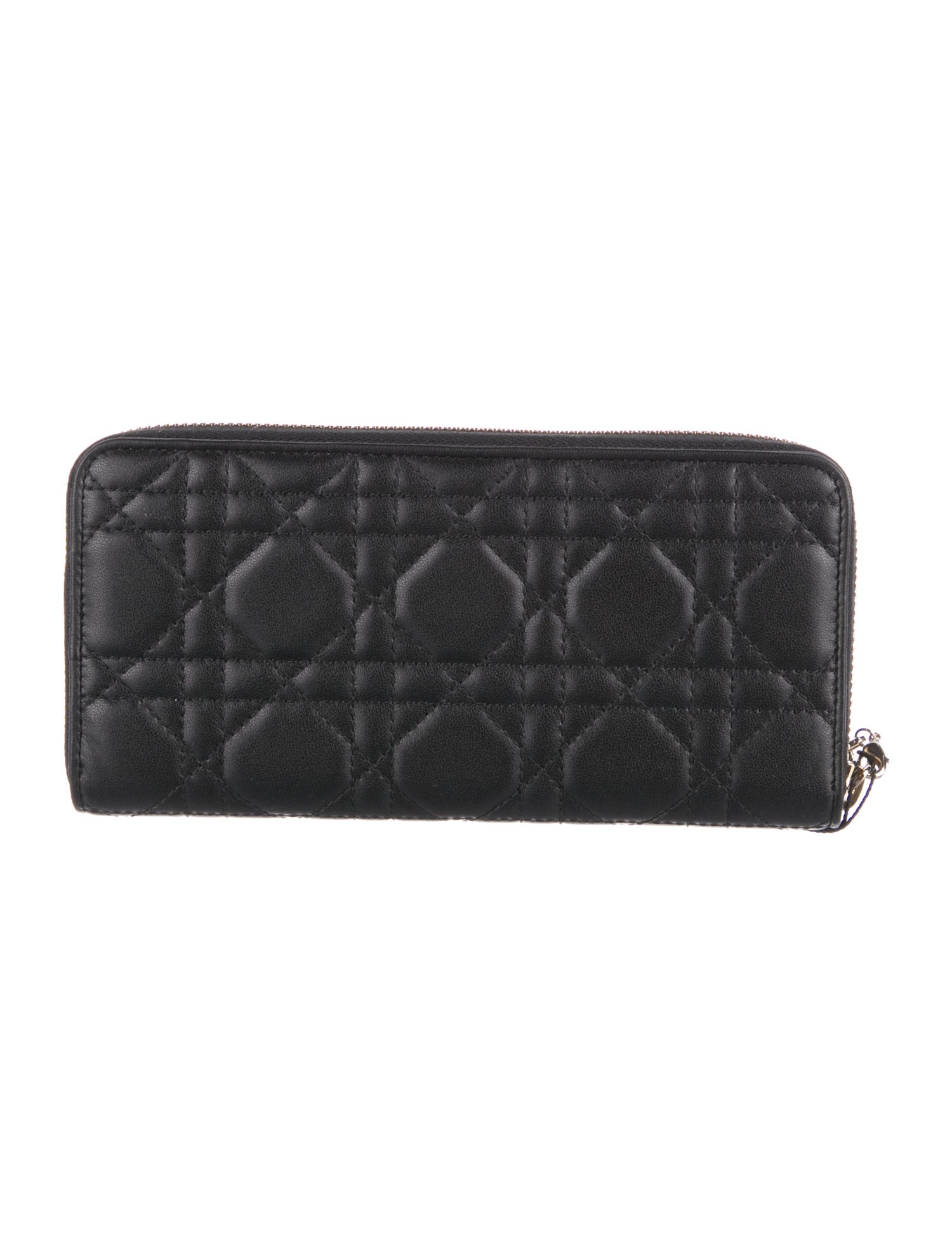 Christian Dior 2024 Lady Dior Zip Around Wallet Wallet
