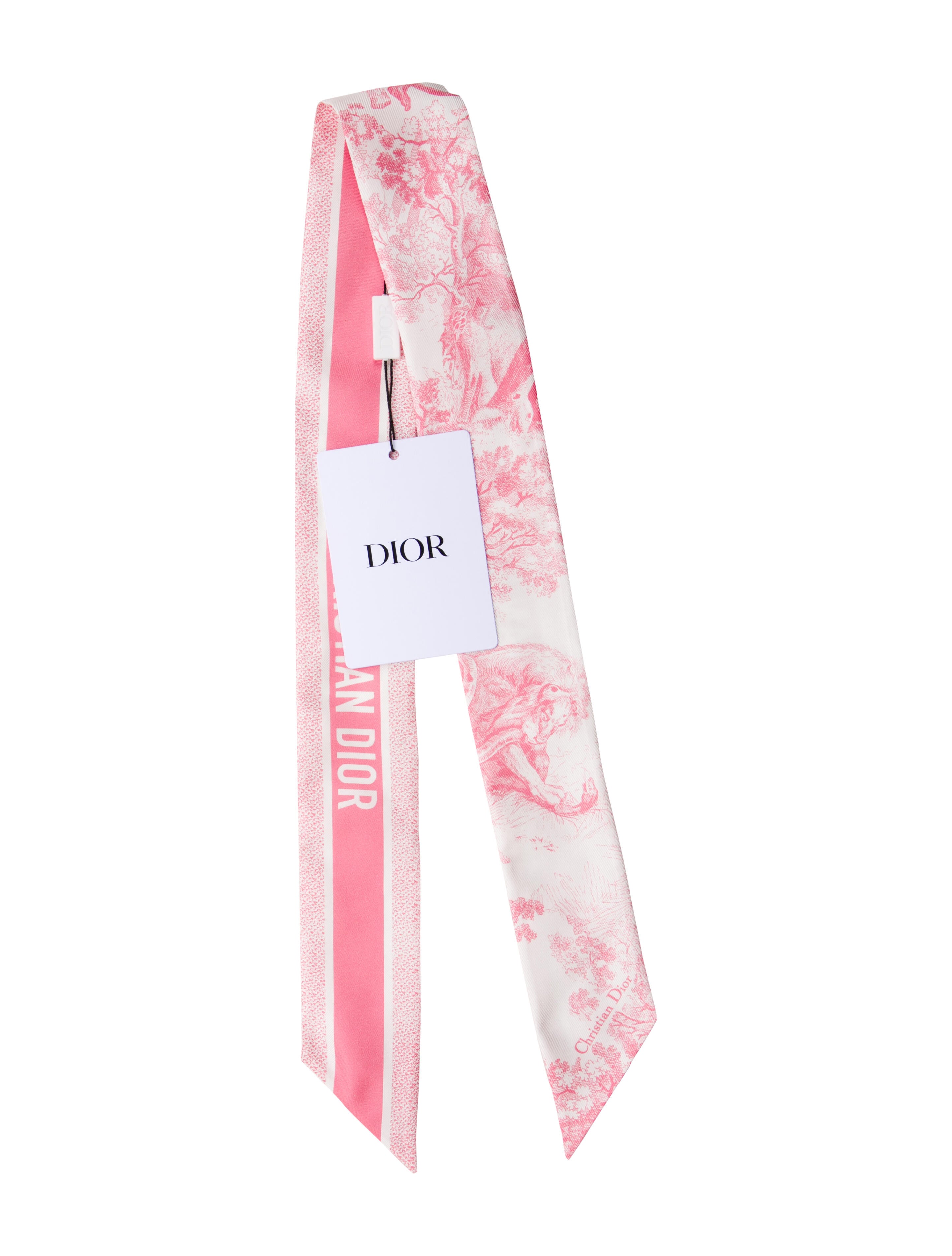 Christian Dior Silk Printed Scarf w/ Tags