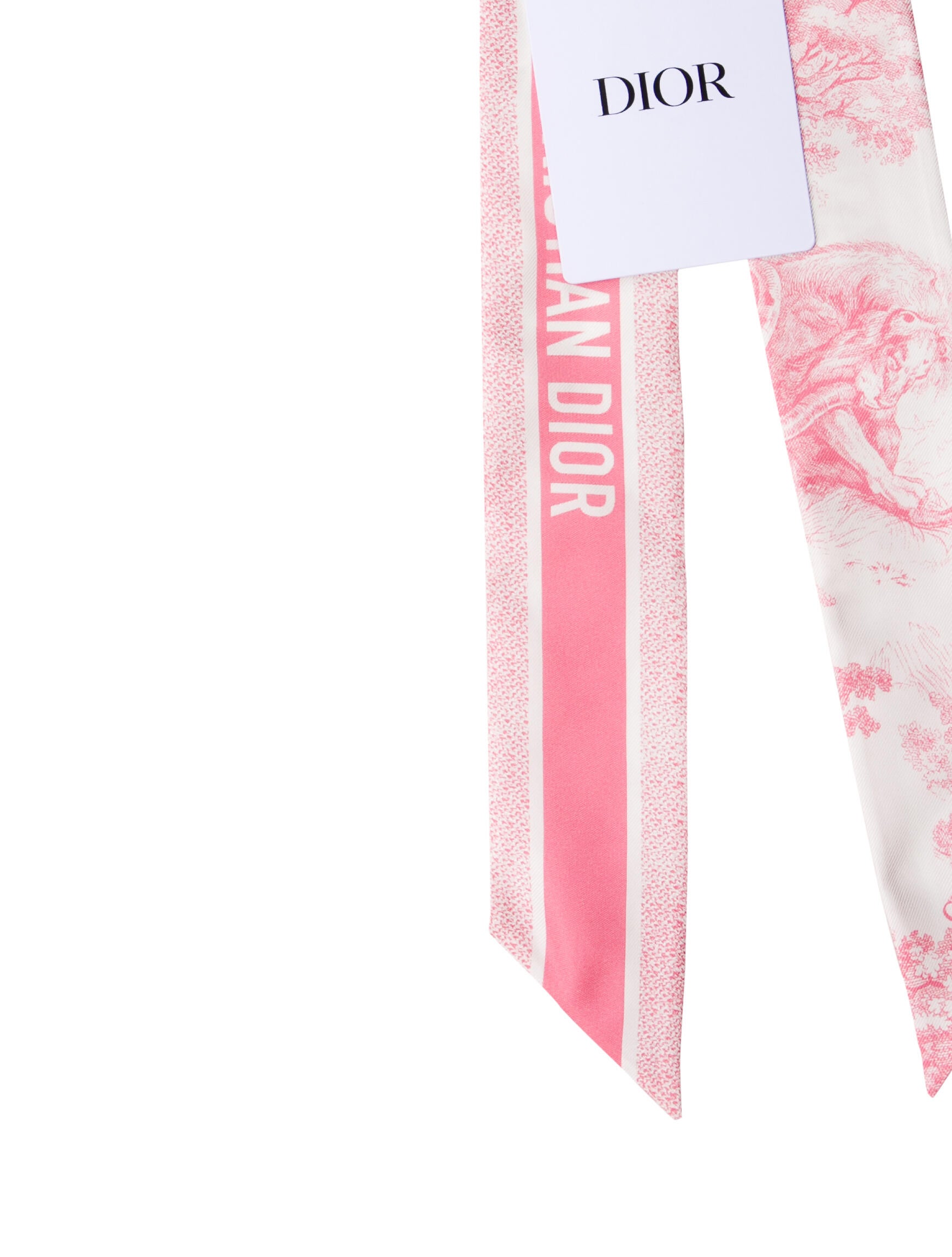 Christian Dior Silk Printed Scarf w/ Tags