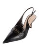 Christian Dior Leather Slingback Pumps