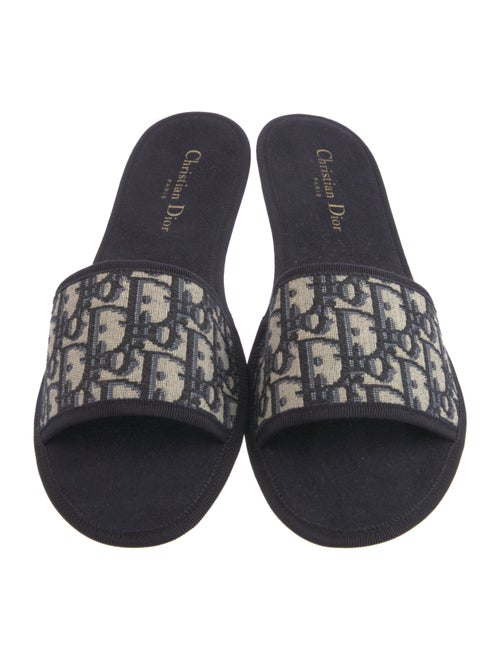 Christian Dior Oblique Jacquard Slides