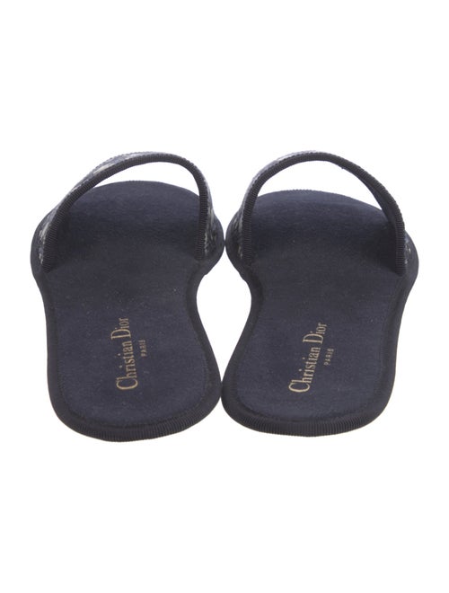 Christian Dior Oblique Jacquard Slides