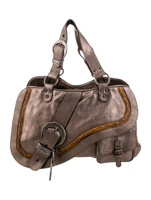 Christian Dior Leather Gaucho Saddle