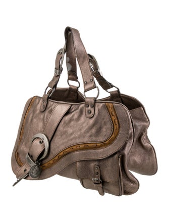 Christian Dior Leather Gaucho Saddle