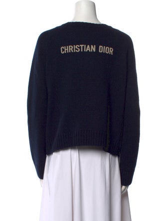 Christian Dior Cashmere Scoop Neck Sweater