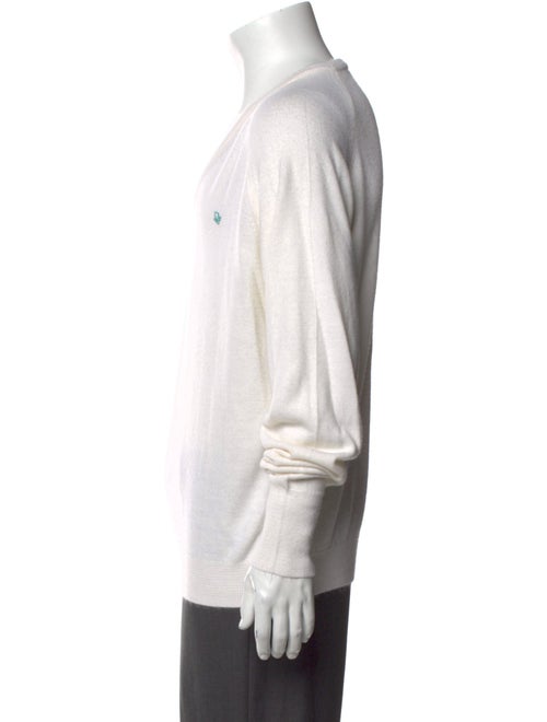 Christian Dior V-Neck Long Sleeve Pullover