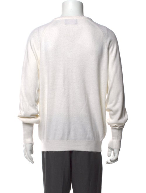 Christian Dior V-Neck Long Sleeve Pullover