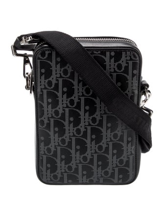 Christian Dior Leather Vertical Messenger