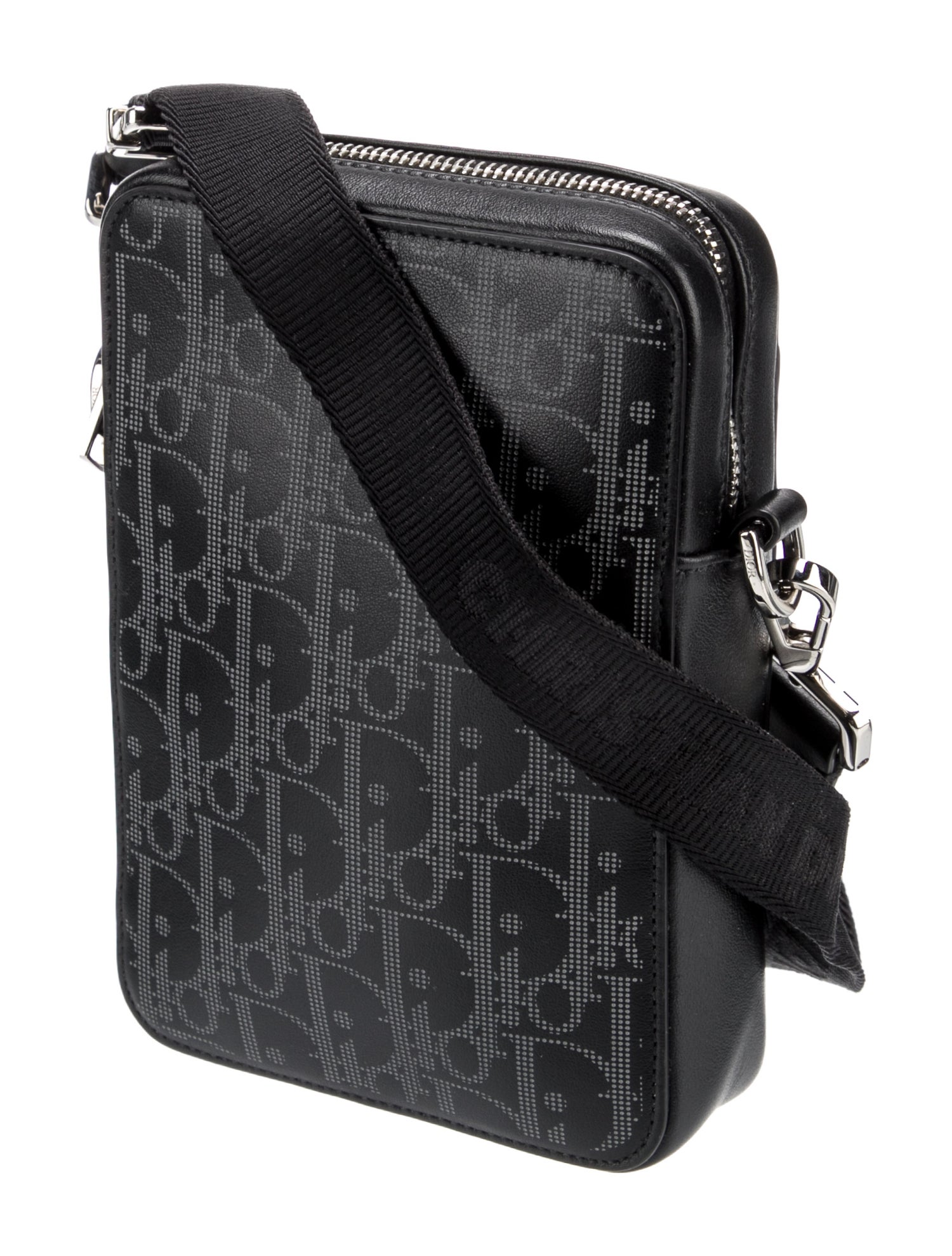 Christian Dior Leather Vertical Messenger